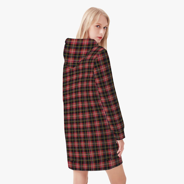 Hoodie For Women, Preppy Christmas Plaid Hoodie Dress