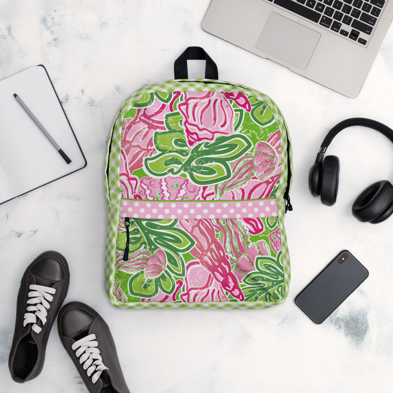 Book Bags For Schools | Backpack with Front Pocket | Preppy Steppin