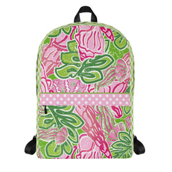 Destin Medium Size Backpack with Front Pocket by Paisley Sian