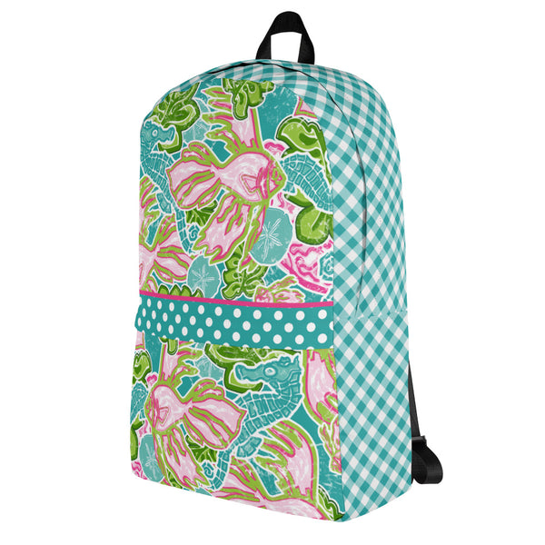Backpack For Students | Backpack with Front Pocket | Preppy Steppin