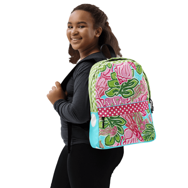 Backpack With Front Pocket | Maui Medium Size Backpack| Preppy Steppin