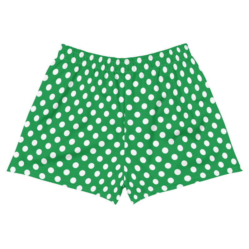 Polka Dot Shorts Women's | Recycled Athletic Shorts | Preppy Steppin