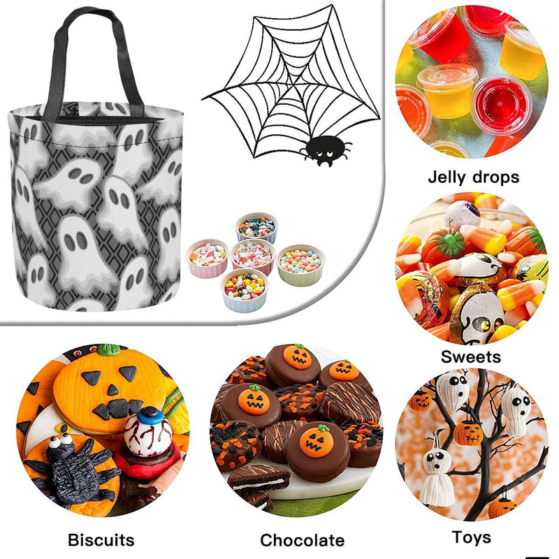 Halloween Candy Bags｜Polyester - Halloween Bucket-ghost5