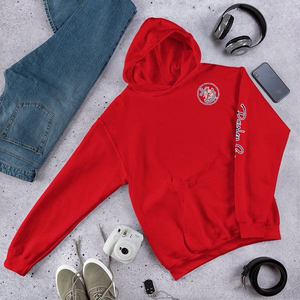 Women's Hooded Sweatshirt | Anchor Navy Red Lobster | Preppy Steppin