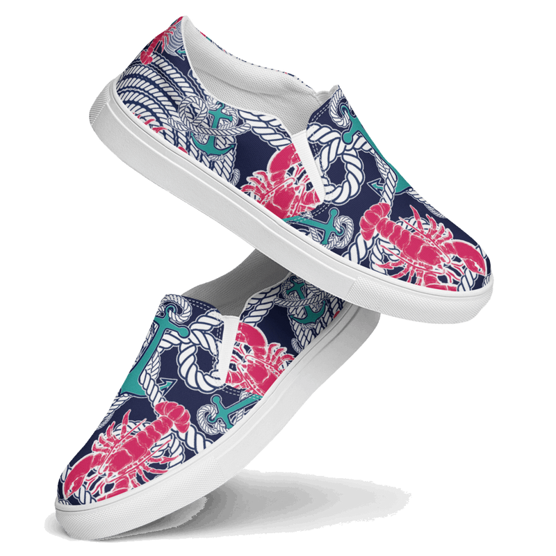 Nantucket Women’s slip-on canvas boat shoes