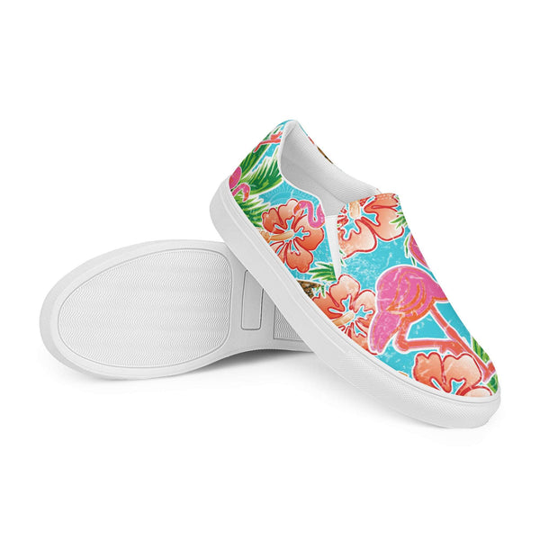 Womens Canvas Slip On Shoes | Tampa Boat Shoes | Preppy Steppin