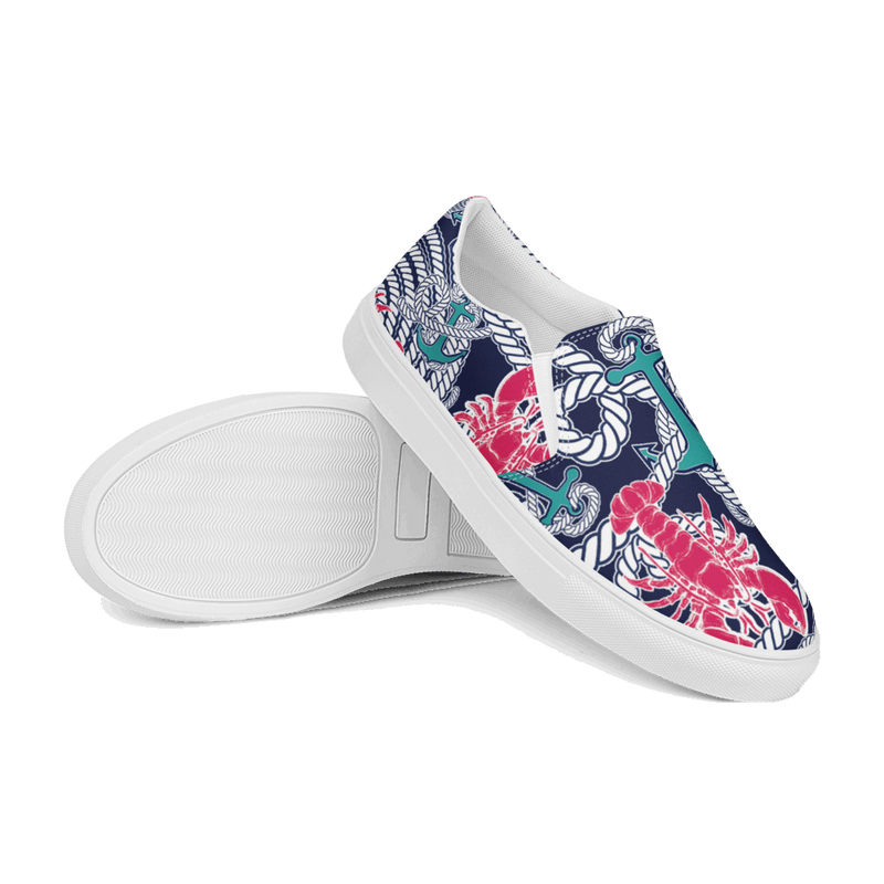 Nantucket Women’s slip-on canvas boat shoes