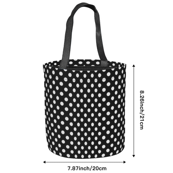 Treat Bags Halloween | Small Polka Dot Halloween Bucket | Preppy Steppin