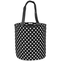 Halloween Candy Bags｜Polyester - Halloween Bucket-Black Small Polka Dot