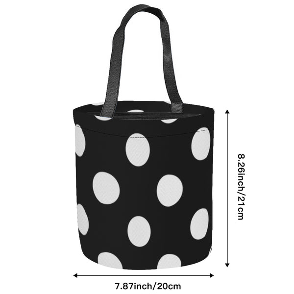 Halloween Trick Or Treat Bags | Large Polka Dot Bucket | Preppy Steppin
